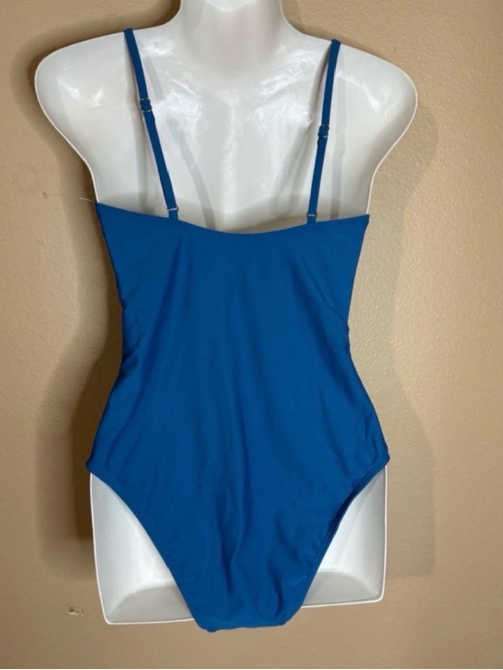 CUPSHE S Blue One-Piece Swimsuit with Twist Front - Picture 2 of 3